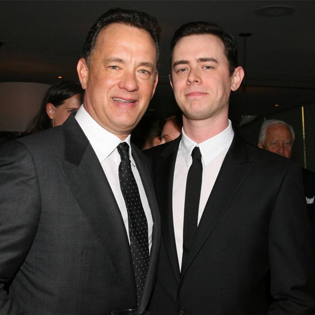Tom Hanks et son fils Colin