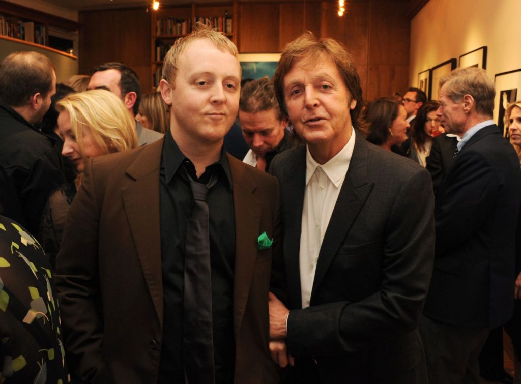 Paul McCartney et son fils James