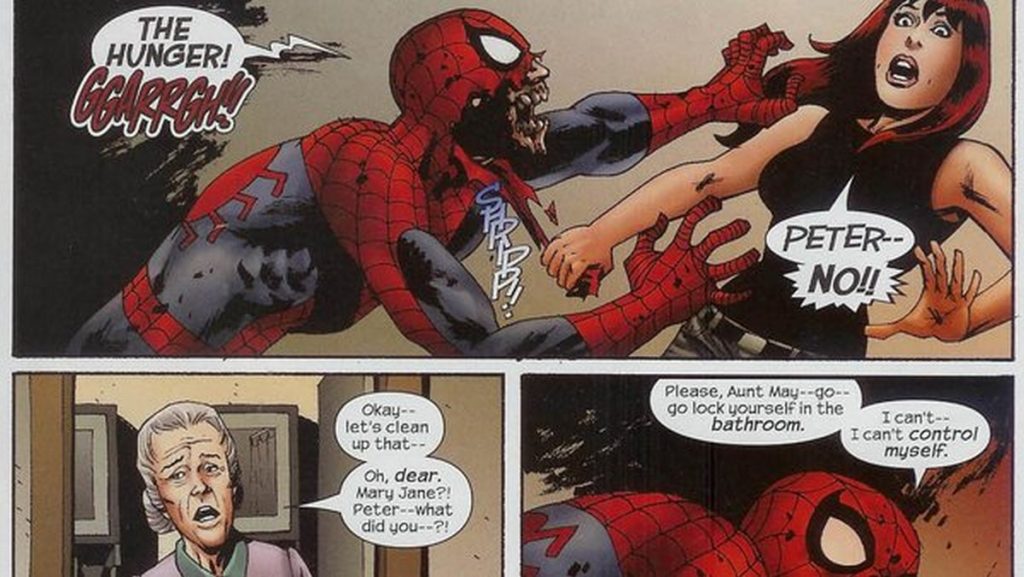 Dévorer Mary Jane en zombie